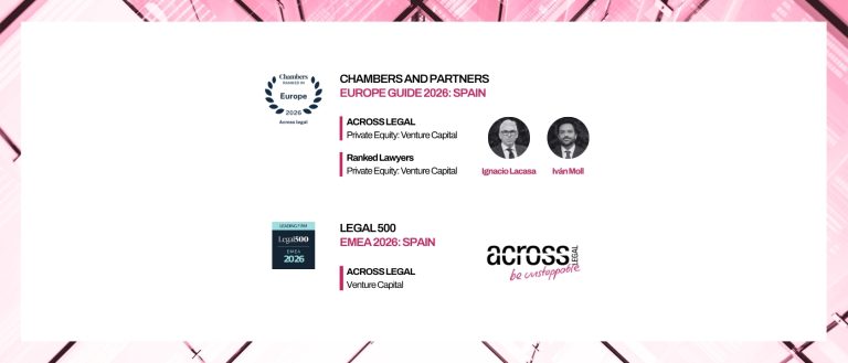 ACROSS LEGAL reconocido en venture capital en España